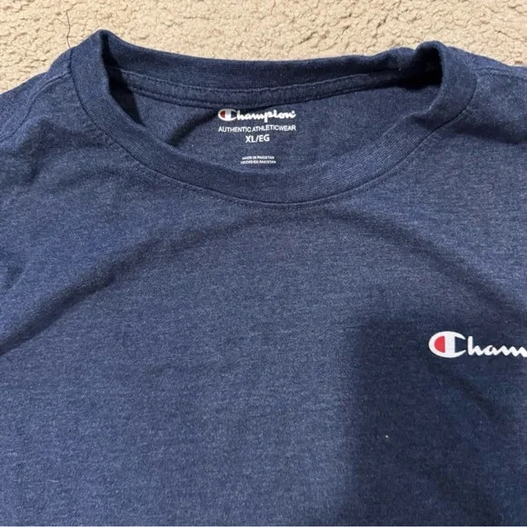 Champion Men's Navy Tee - Picture 2 of 2